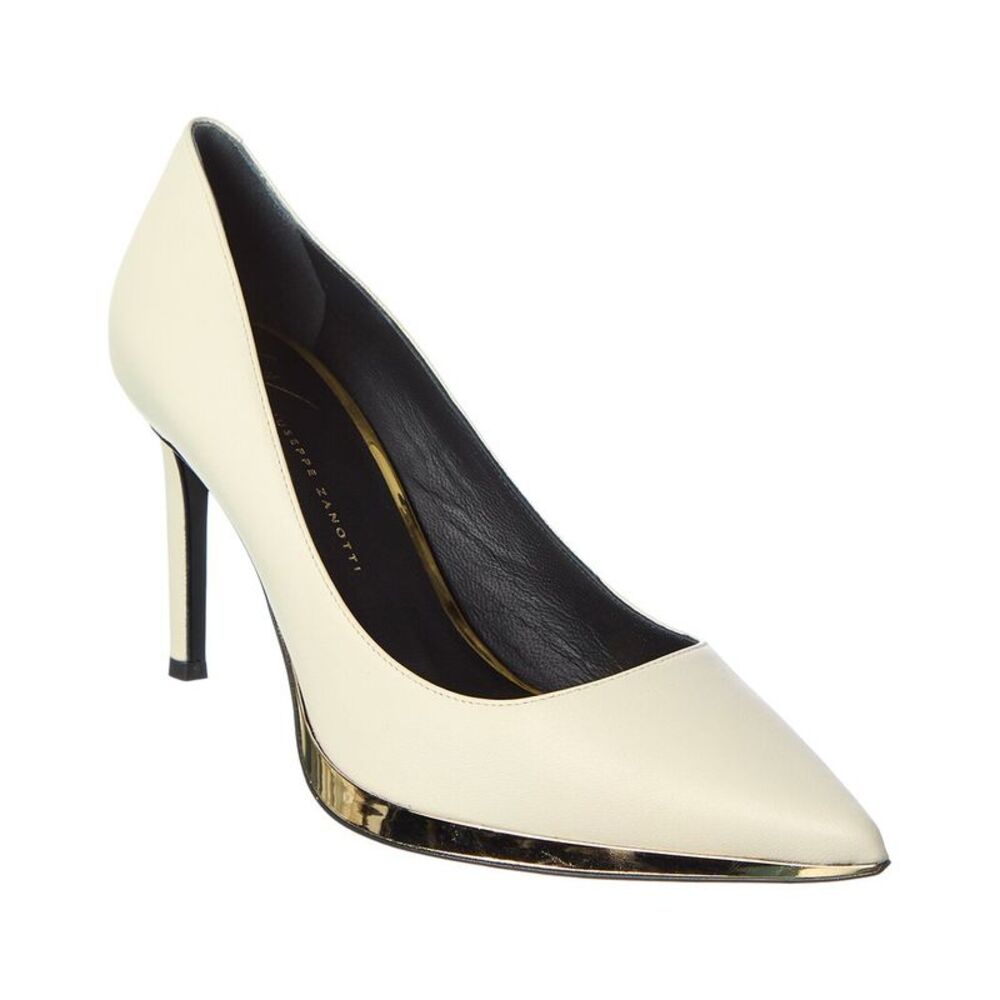 Giuseppe Zanotti Leather Pump, White